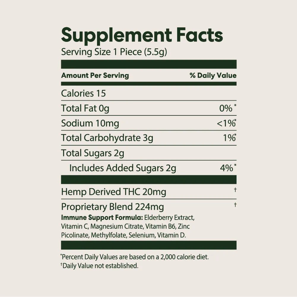 Immune Boost THC Gummies - 10moods