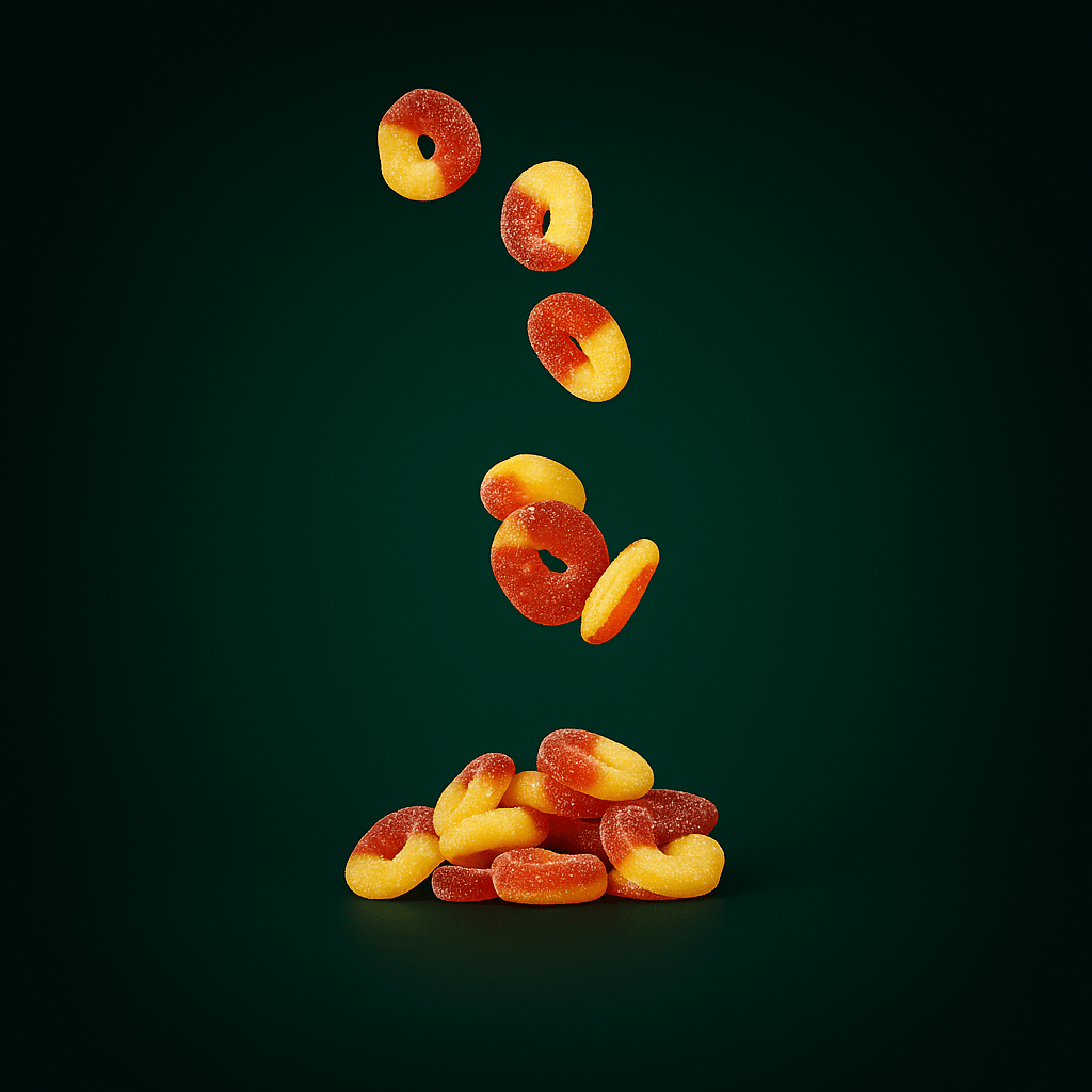 Delta - 9 THC Peach Rings - 10moods