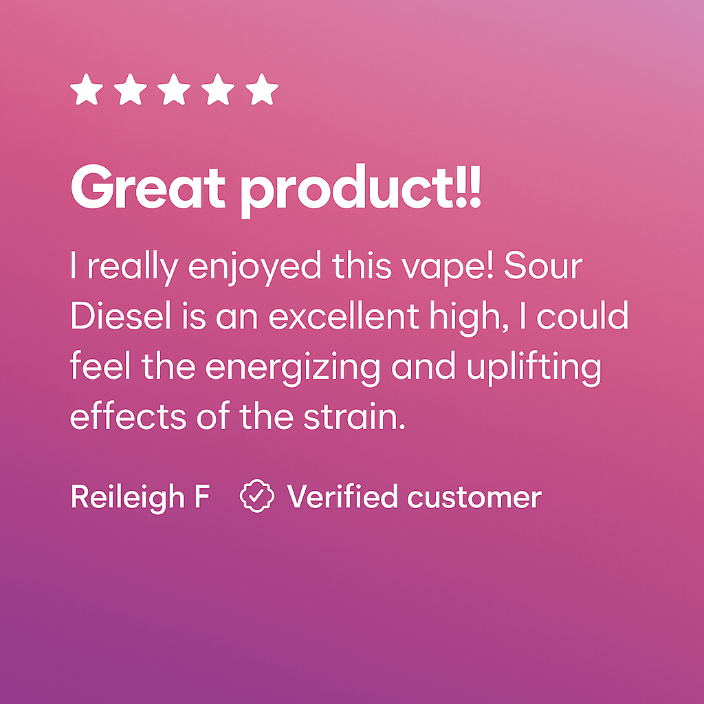 THCa Sour Diesel Disposable Vape - 10moods