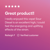 THCa Sour Diesel Disposable Vape - 10moods