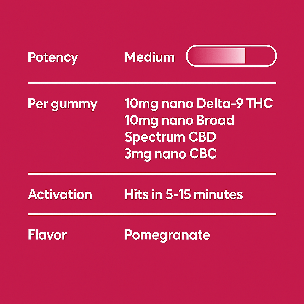 Epic Euphoria THC + Mushroom Gummies - 10moods