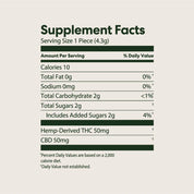 50mg Delta 8 Gummies - 10moods